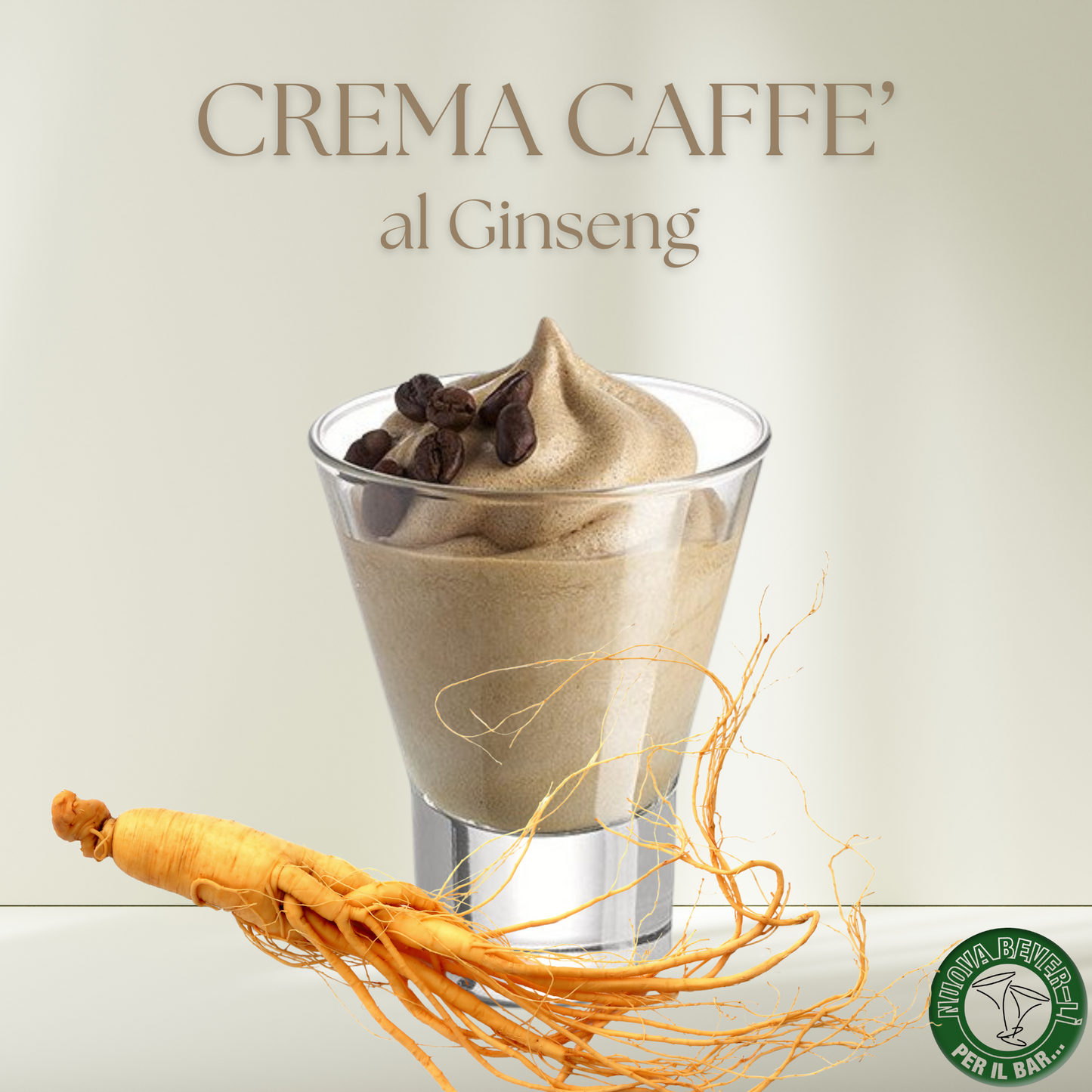 Crema Caffè al Ginseng (all'acqua )