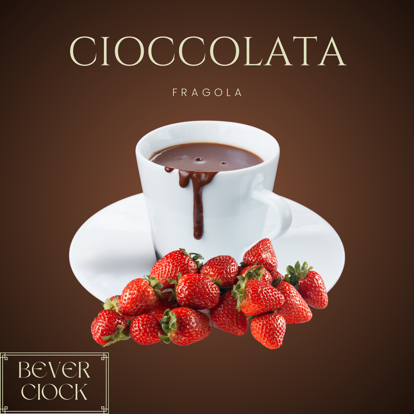 Cioccolata calda FRAGOLA monodose (10 bustine da 30 gr)