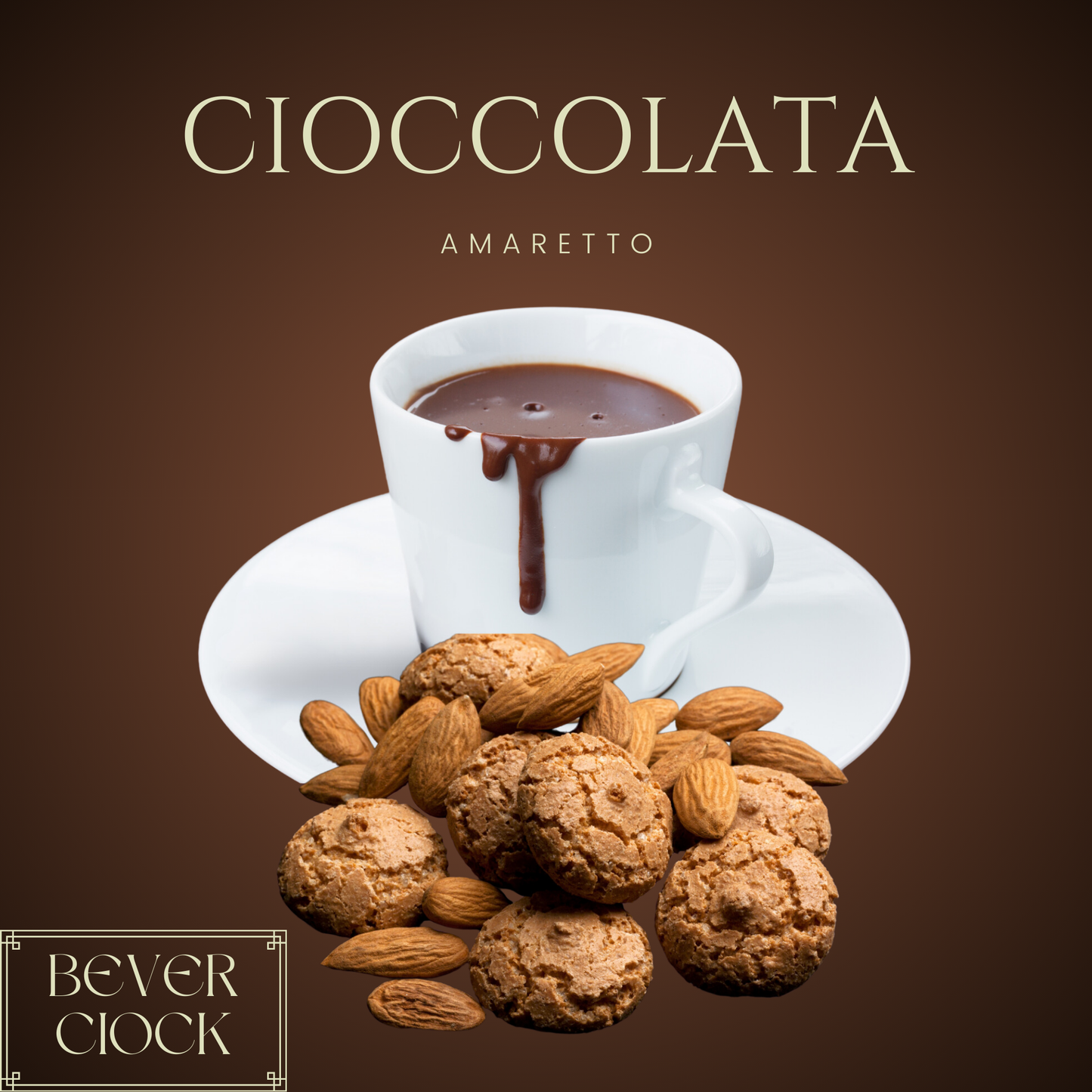 Cioccolata calda AMARETTO monodose (10 bustine da 30 gr)