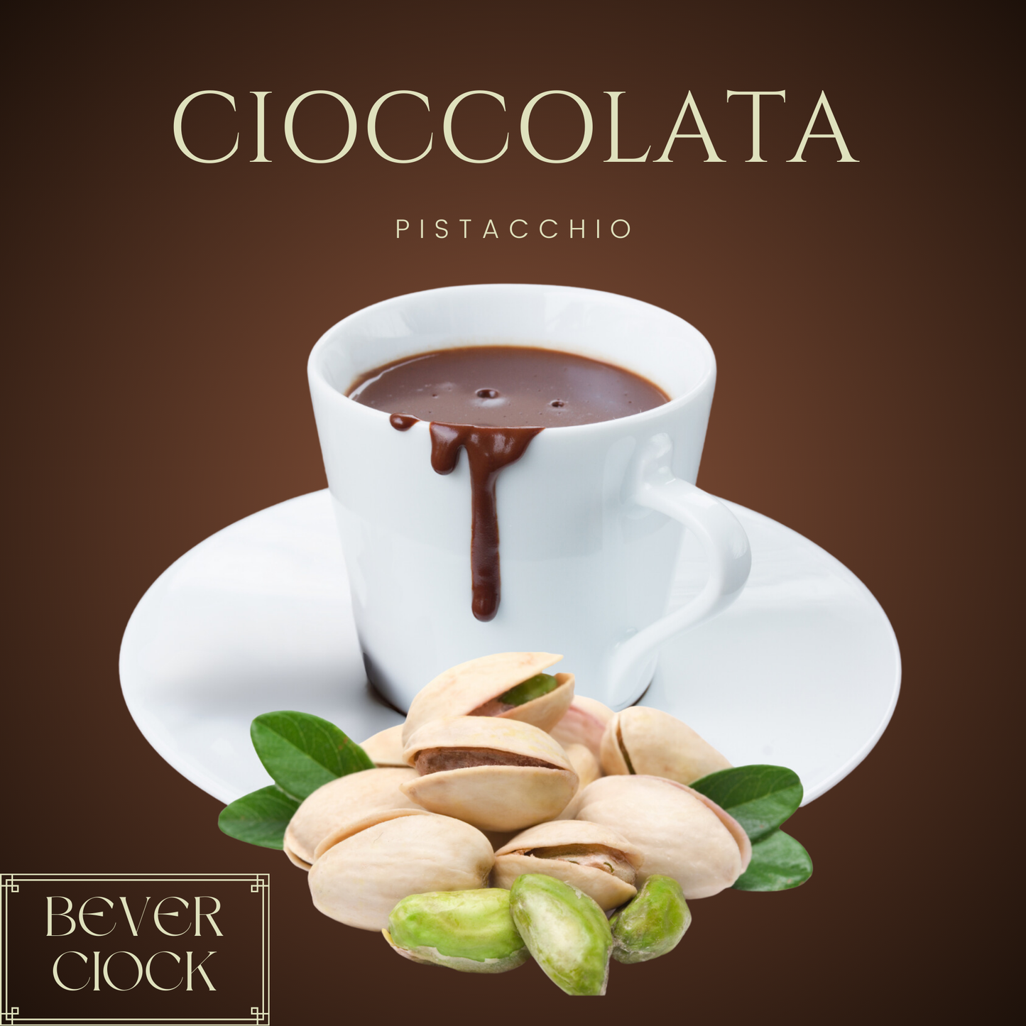 Cioccolata calda PISTACCHIO monodose (10 bustine da 30 gr)