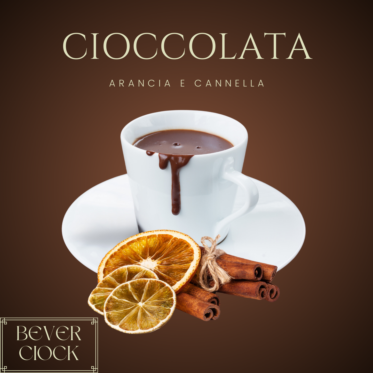 Cioccolata calda ARANCIA E CANNELLA monodose (10 bustine da 30 gr)