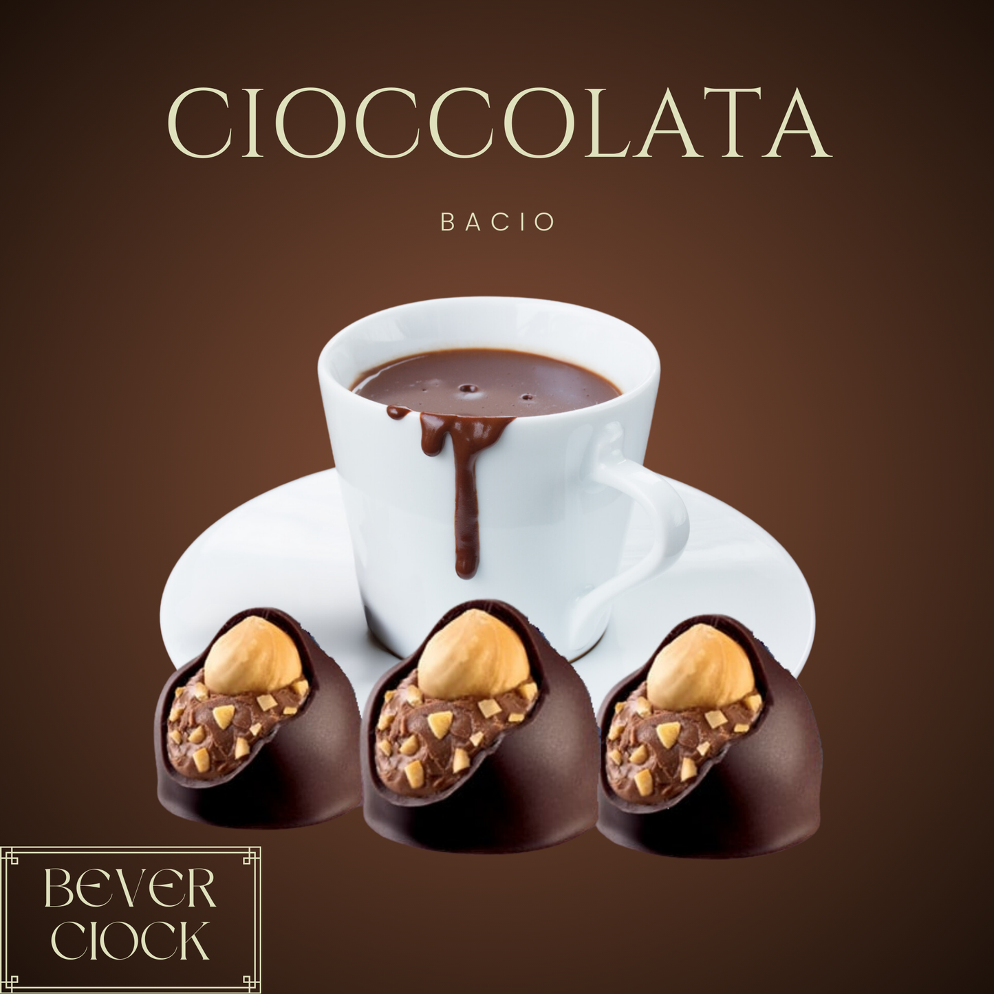 Cioccolata calda BACIO monodose (10 bustine da 30 gr)