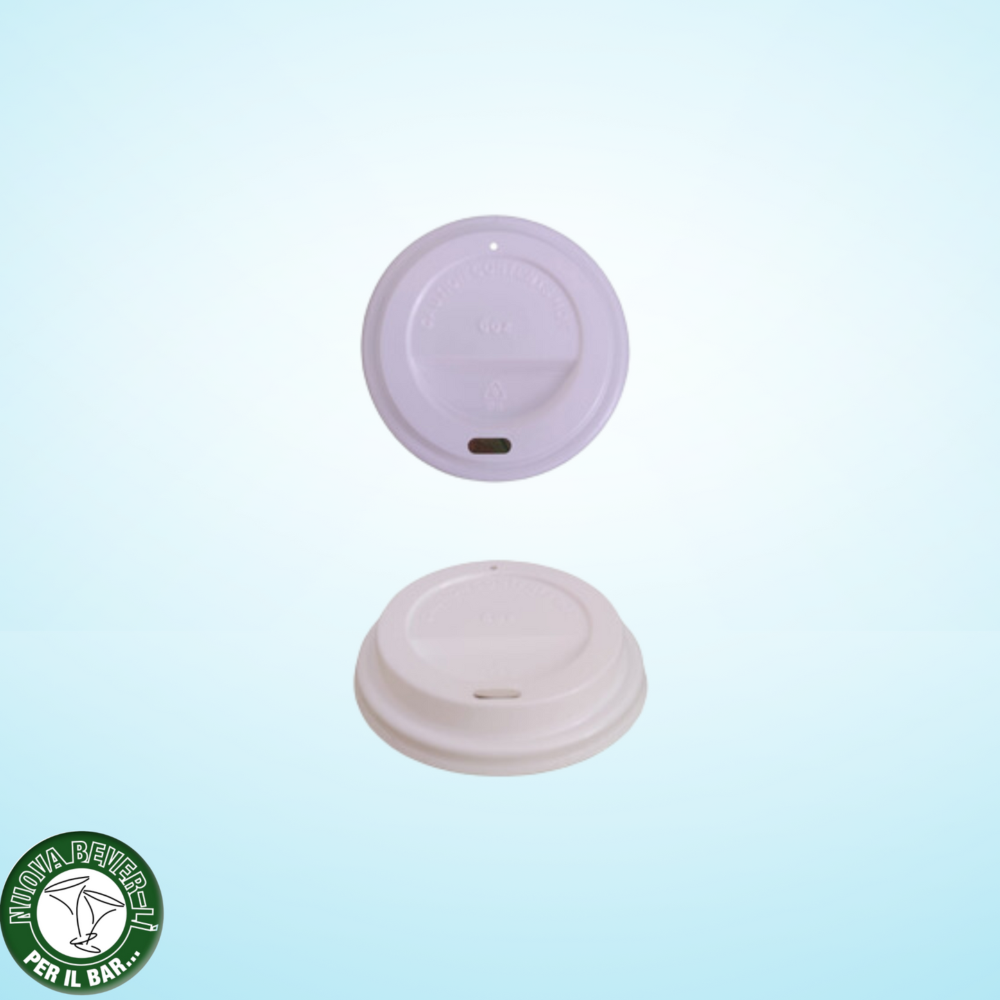 Coperchio per bicchiere da espressino monouso 170 ml