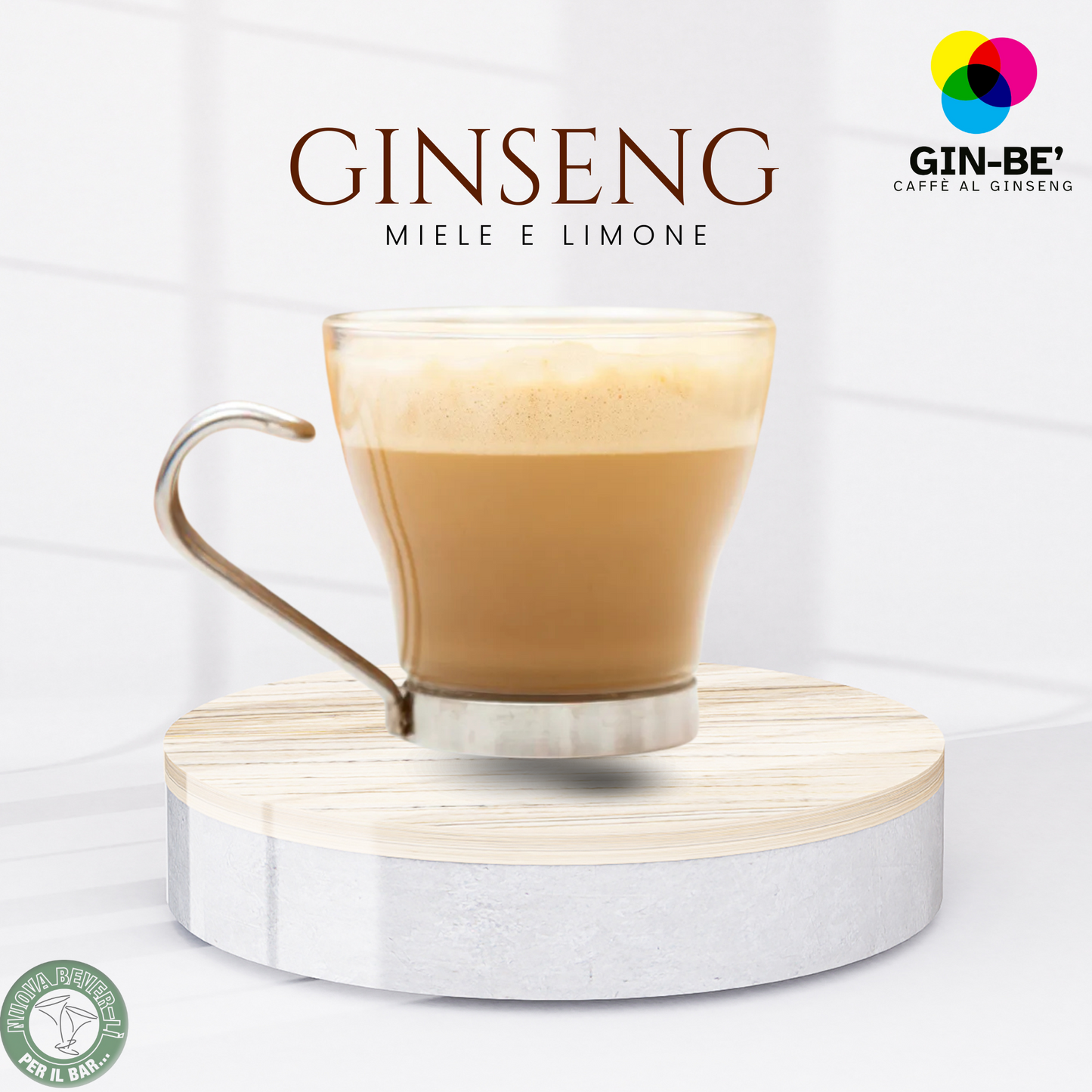 Caffè ginseng MIELE E LIMONE ( Senza Lattosio)